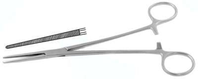 Pince Bengola droite atraumatique (sans griffes) – 24 cm