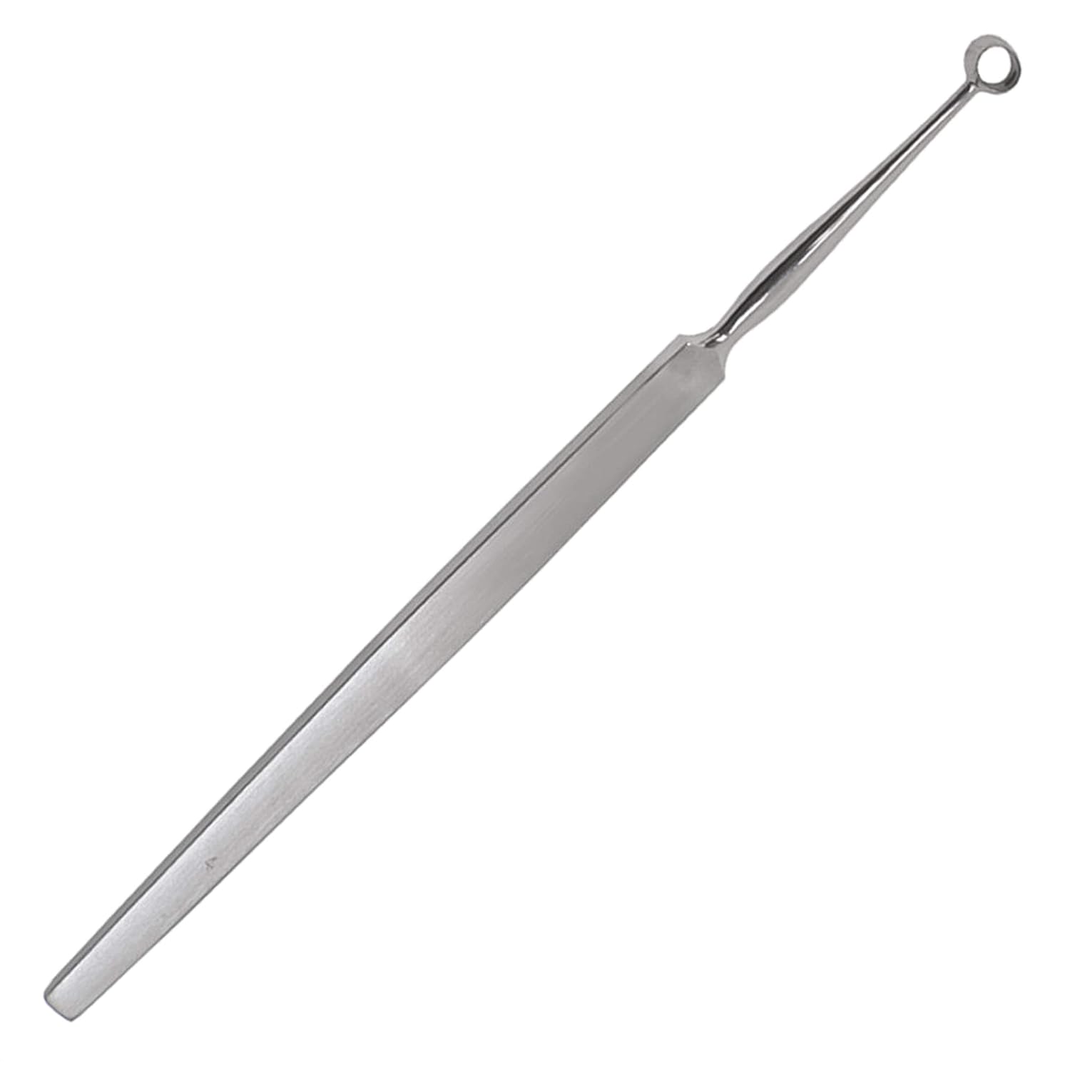 Curette dermatologique fine – manche plein – 16 cm × 3 mm