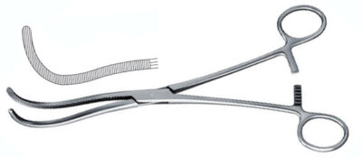 Guyon Kidney Pedicle Clamp Forceps – 23 cm